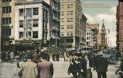 Kearney and Market Streets San Francisco, CA Postcard Postcard Postcard