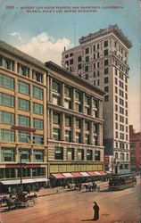 Market and Sixth Streets, Eiler's, Hale's and Hewes Buildings Postcard