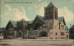 First Christian Church Postcard