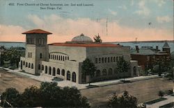 First Church of Christ Scientist San Diego, CA Postcard Postcard Postcard