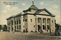 Park Street M.E. Church Postcard
