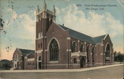 First Presbyterian Church San Diego, CA Postcard Postcard Postcard