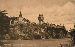 Parapet Sutro Heights Postcard