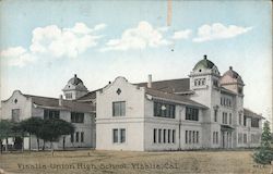 Visalia Union HIgh School California Postcard Postcard Postcard