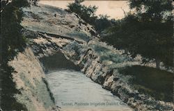 Tunnel, Modesto Irrigation District California Postcard Postcard Postcard