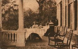 Dining Veranda, St. Gothard Inn Saint Helena, CA Postcard Postcard Postcard