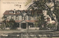 Gray Gables Hotel Saint Helena, CA Postcard Postcard Postcard