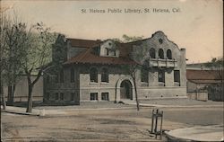 St. Helena Public Library Postcard