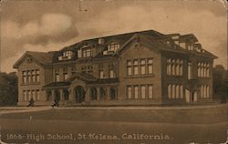 High School Saint Helena, CA Postcard Postcard Postcard