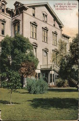Glimpse of East Wing , St. Joseph's Academy Postcard