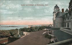 Hotel and Wharf Postcard