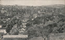 Birdseye View of Angel's Camp Postcard