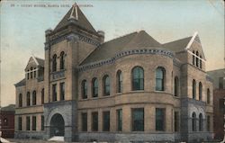 Court House Santa Cruz, CA Postcard Postcard Postcard