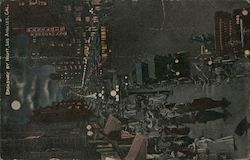 Broadway by night Postcard