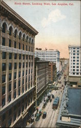 Sxith Street looking West Postcard