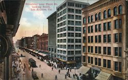 Broadway near Third Street, looking South Postcard