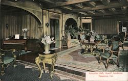 Reception Hall, Busch' Residence Postcard