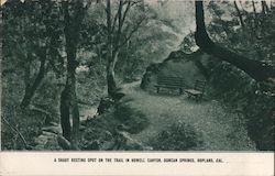 Shady Resting Spot on the Trail in Howell Canyon, Duncan Springs Hopland, CA Postcard Postcard Postcard