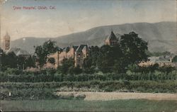 State Hospital Ukiah, CA Postcard Postcard Postcard