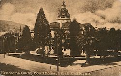 Mendocino County Court House Ukiah, CA Postcard Postcard Postcard