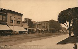 State Street, Hotel Cecille Ukiah, CA Postcard Postcard Postcard