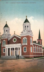 Catholic Church Healdsburg, CA Postcard Postcard Postcard