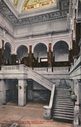 Interior Sonoma County Court House Postcard