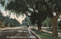 West Adams St. and Hoover Postcard