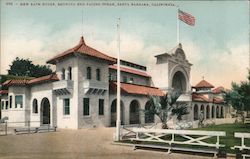 New Bath House, Showing End Facing Ocean Postcard