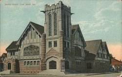 Baptist Church Long Beach, CA Postcard Postcard Postcard