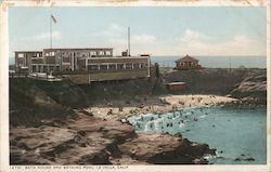 Bath House and Bathing Pool Postcard