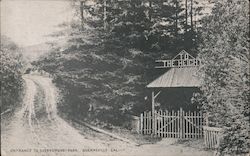 Entrance to Guernewood Park Postcard