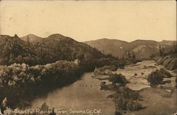 Beautiful Russian River Postcard