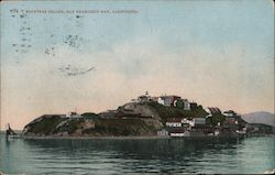 Alcatraz Island, San Francisco Bay Postcard