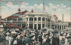 In Front of the Bath House Postcard