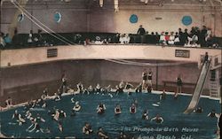 The Plunge In Bath House Postcard