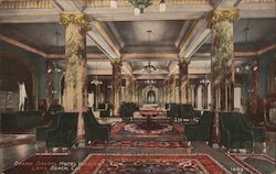 Grand Salon, Hotel Virginia Long Beach, CA Postcard Postcard Postcard