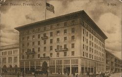 Hotel Fresno Postcard