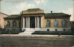 Public Library Postcard