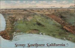Sunny Southern California Postcard