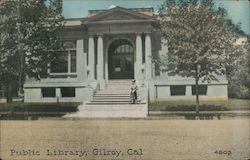 Public Library Gilroy, CA Postcard Postcard Postcard