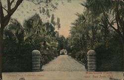 Entrance to Winchester Place, a California Home Postcard
