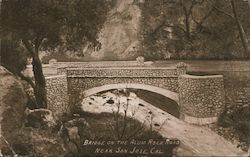 Bridge on the Alum Rock Road San Jose, CA Postcard Postcard Postcard