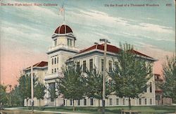 The New High School, On the Road of a Thousand Wonders Postcard