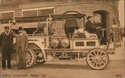 Motor Chemical No.1 - Fire Department Postcard