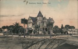 Seminary Street Napa, CA Postcard Postcard Postcard