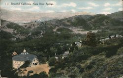 Beautiful California, Napa Soda Springs Postcard