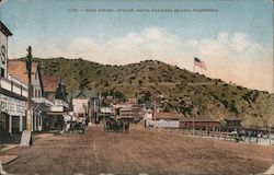 Main Street, Santa Catalina Island, California Avalon, CA Postcard Postcard Postcard
