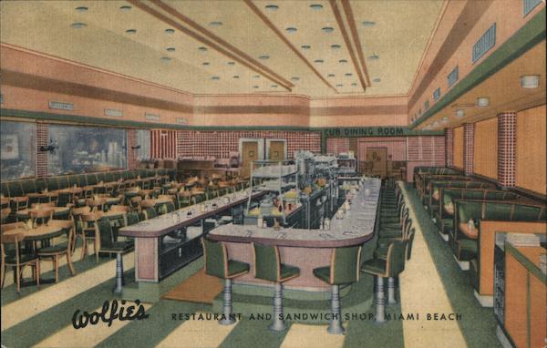 Wolfie's Restaurant and Sandwich Shop Miami Beach Florida