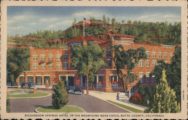 Richardson Springs Hotel in the mountains Butte County Chico California
